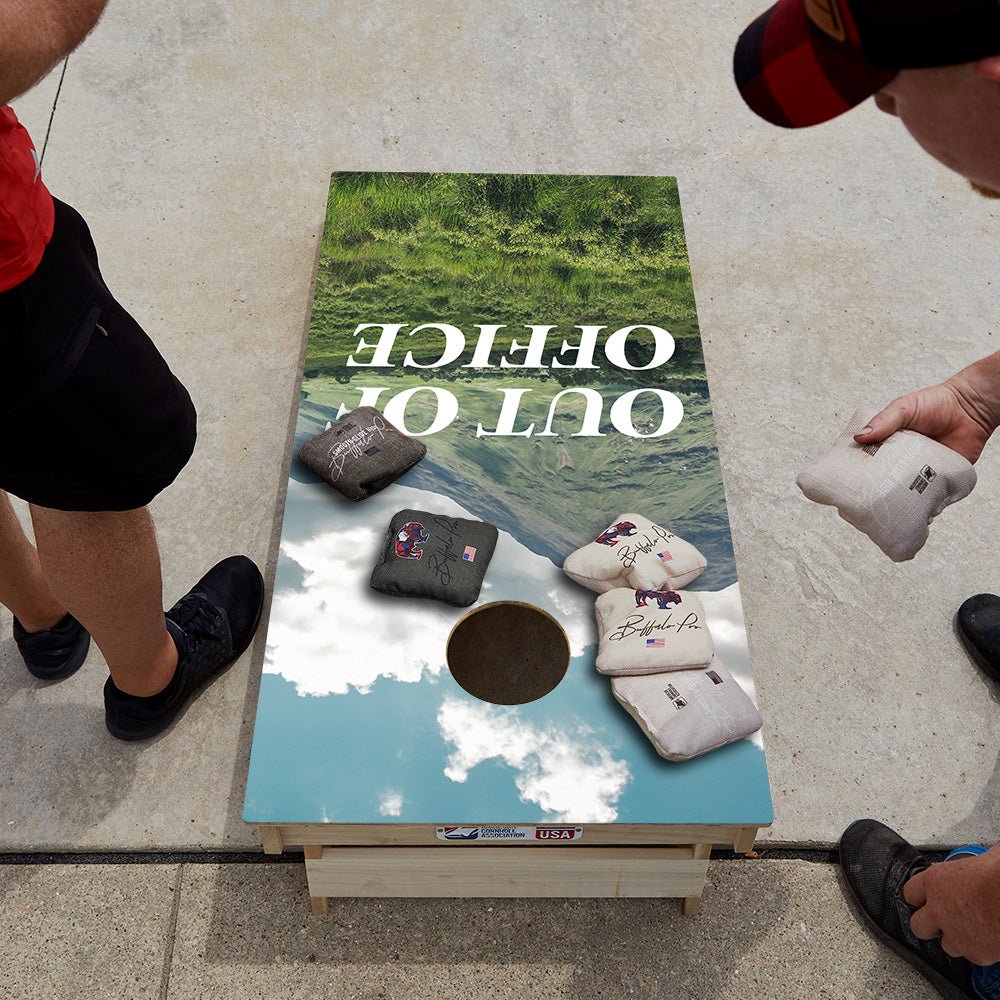Out Of Office Star Cornhole Boards, - American Cornhole Association