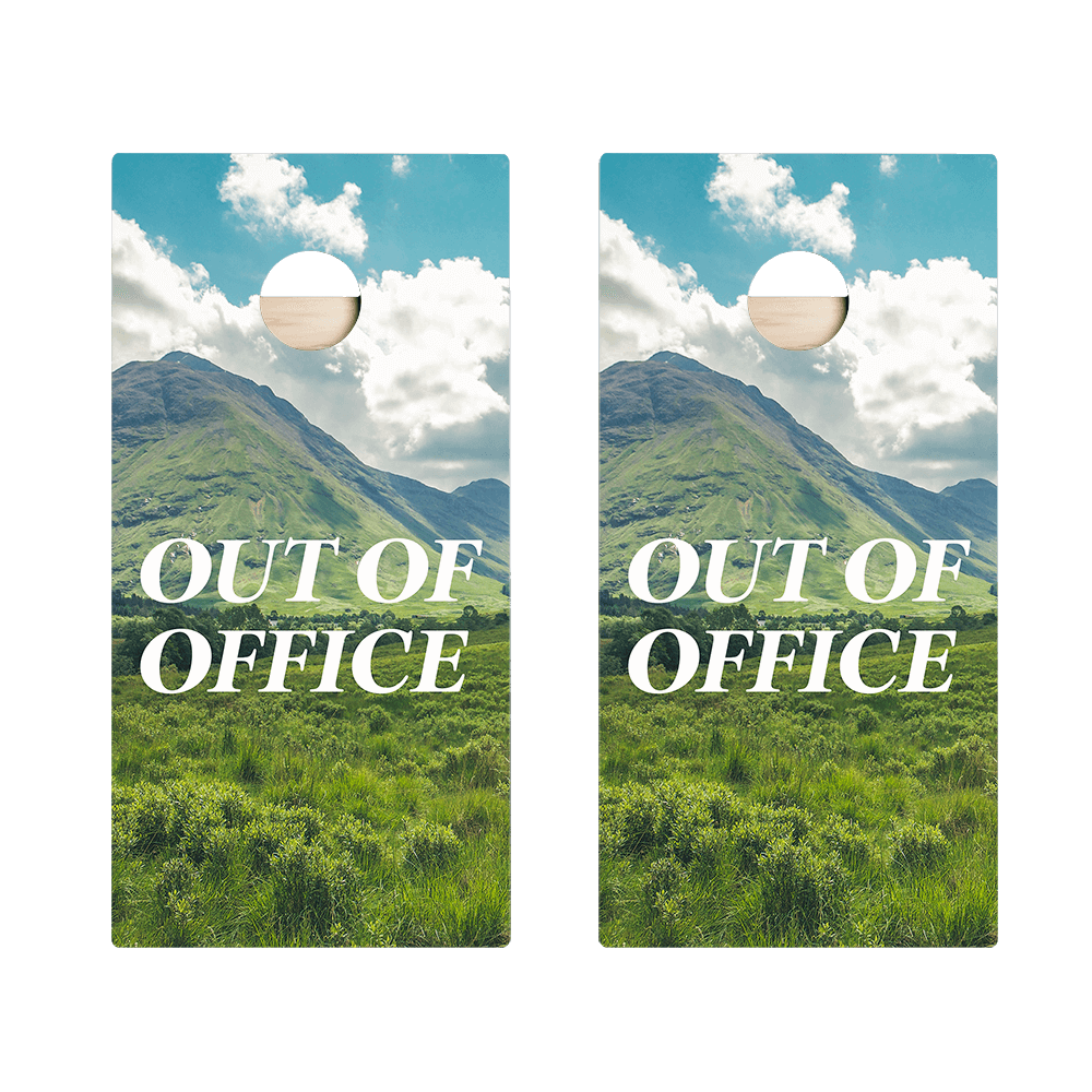 Out Of Office Star Cornhole Boards, - American Cornhole Association
