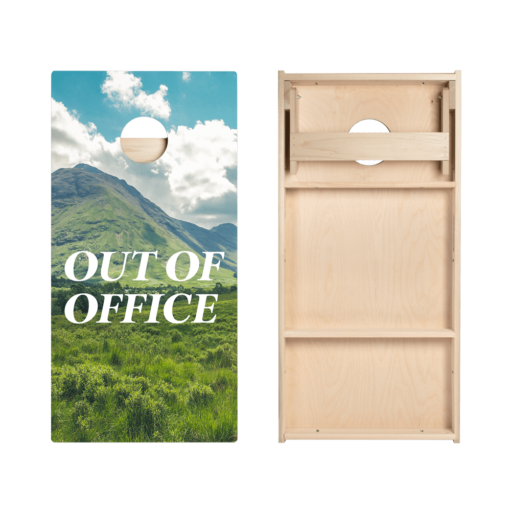 Out Of Office Star Cornhole Boards, - American Cornhole Association