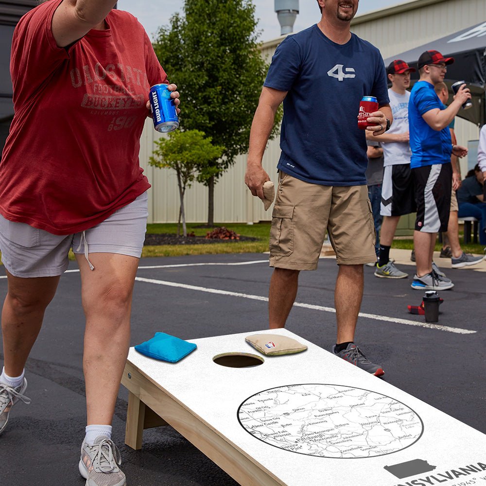 Pennsylvania State Map Star Cornhole Boards, - American Cornhole Association