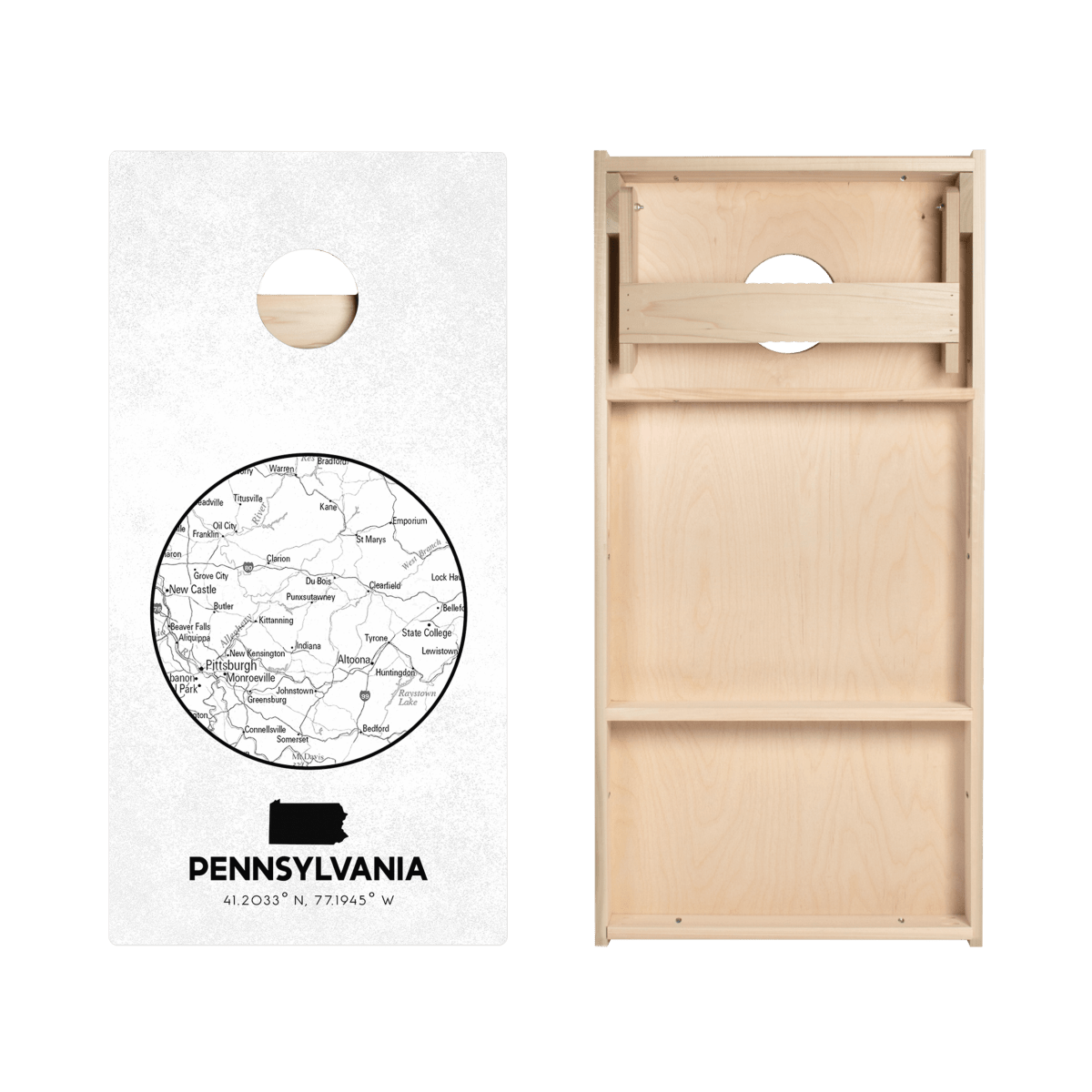 Pennsylvania State Map Star Cornhole Boards, - American Cornhole Association