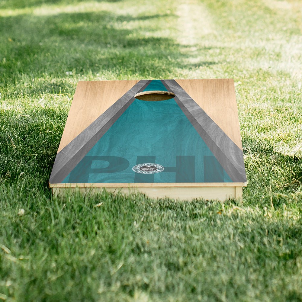 Philadelphia Football Gameday Classic Triangle Star Cornhole Boards - ACA - 000469 | American Cornhole Association