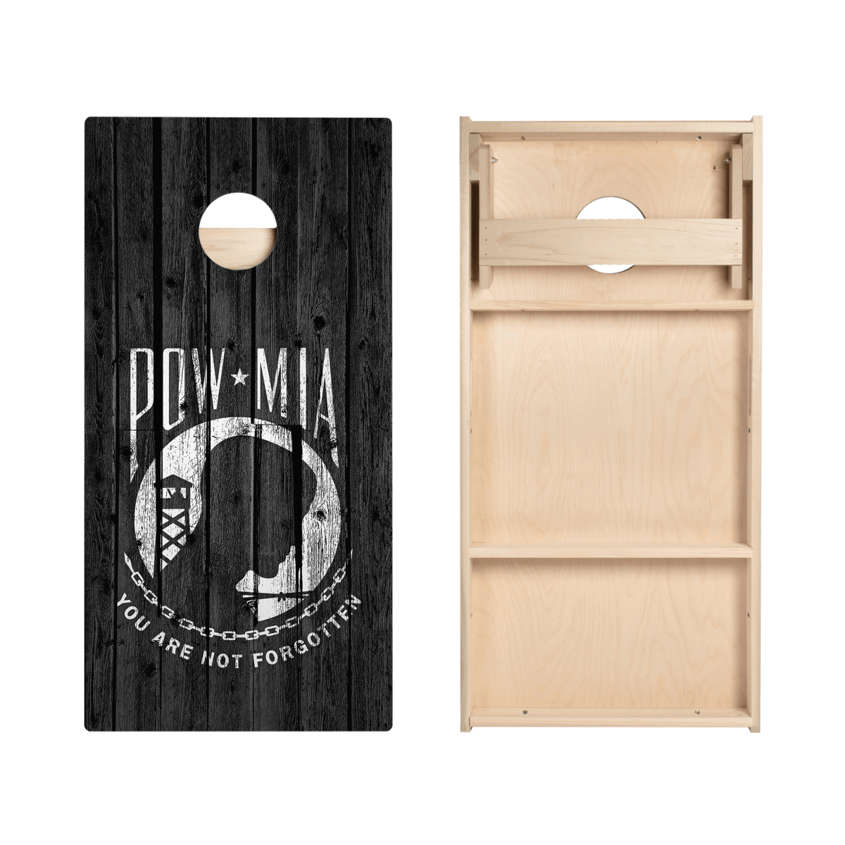 POW MIA Star Cornhole Boards, - American Cornhole Association