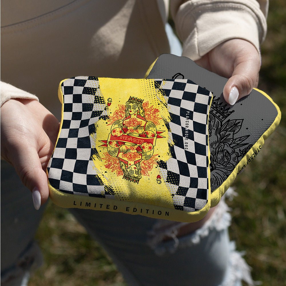 Queen Of Hearts Limited Edition Synergy Edge Cornhole Bags | 02.25 Drop - American Cornhole Association