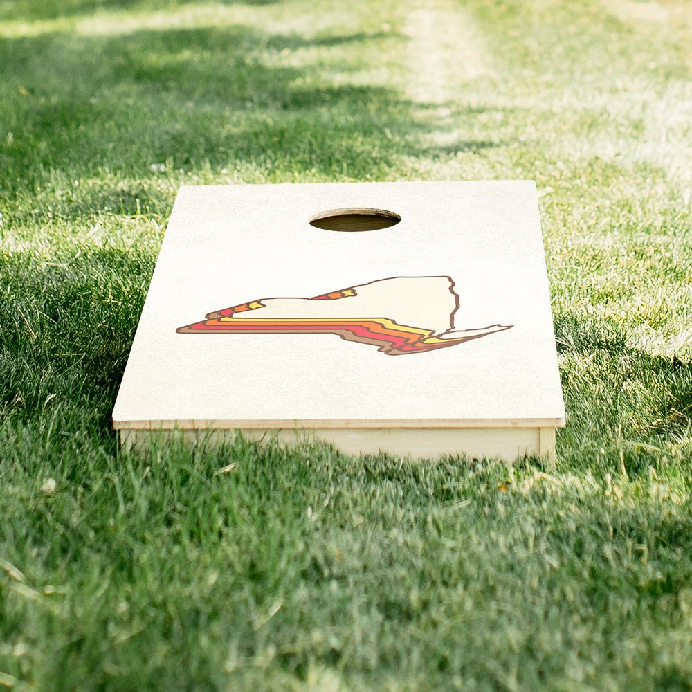Retro New York Star Cornhole Boards, - American Cornhole Association