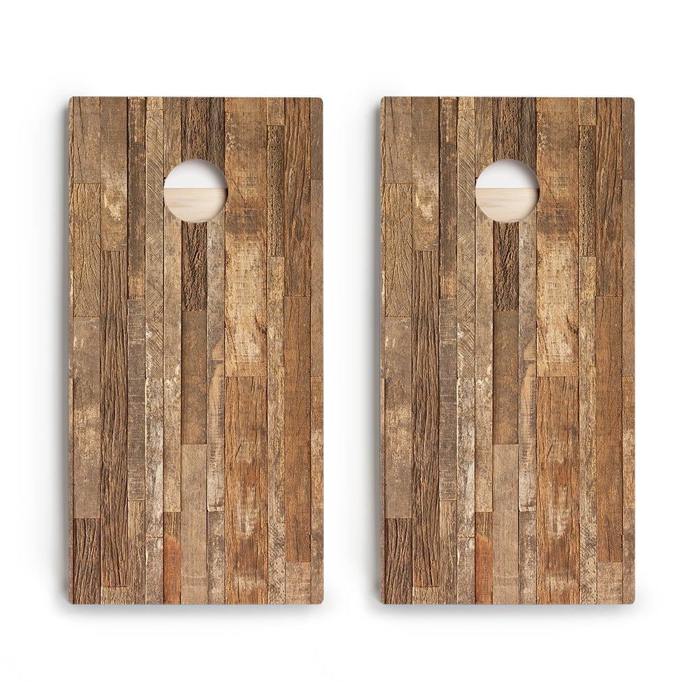 Rustic Wood Star Cornhole Boards, - American Cornhole Association