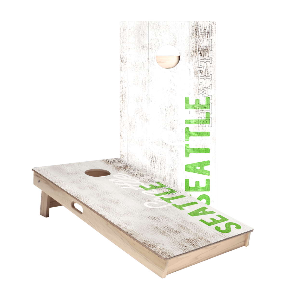 Seattle Football Vintage Gameday Star Cornhole Boards - American Cornhole Association