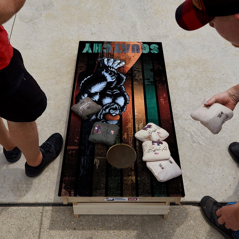 Snowboard Sasquatch Star Cornhole Boards - ACA - 000478 | American Cornhole Association