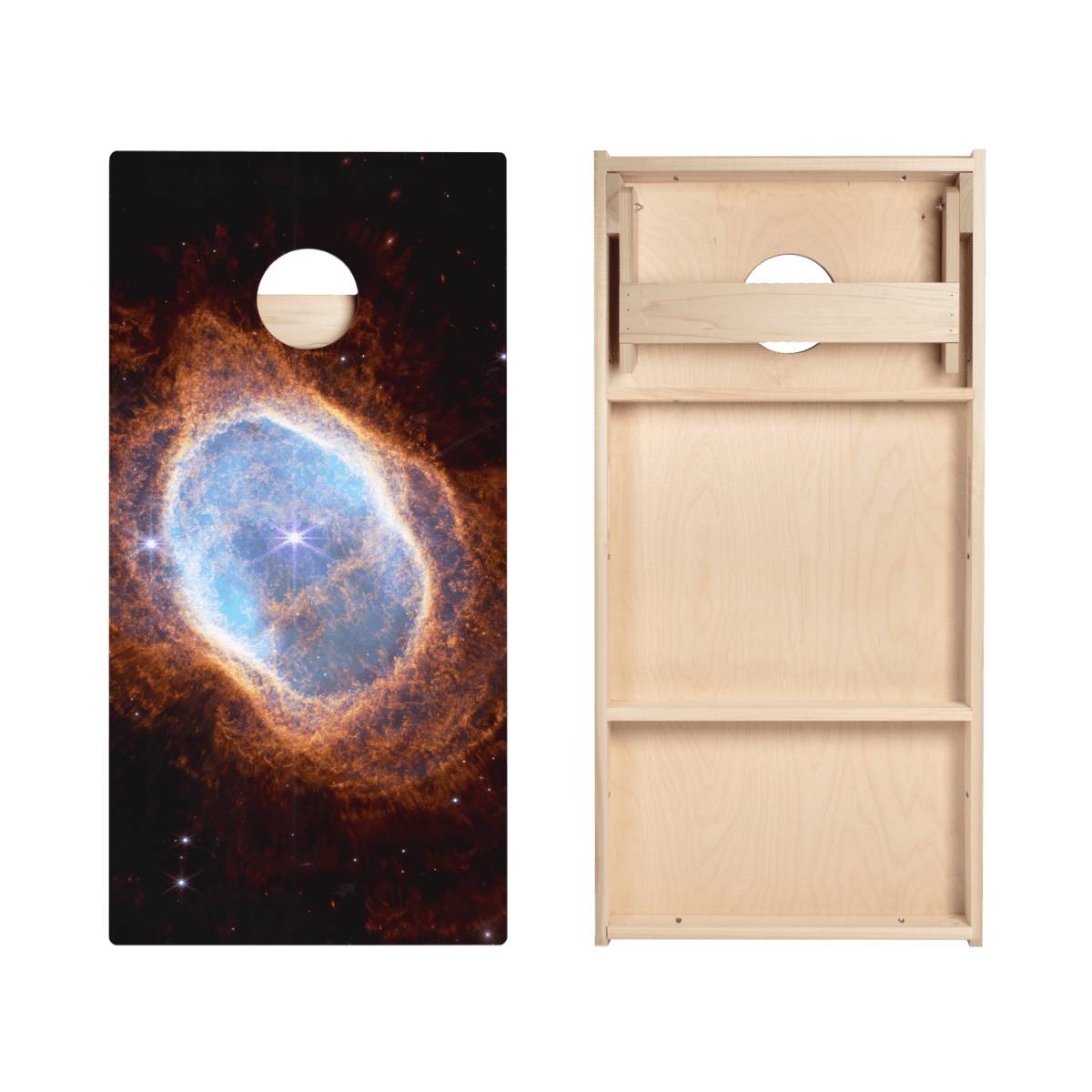 Southern Ring Nebula Star Cornhole Boards - ACA - 000408 | American Cornhole Association