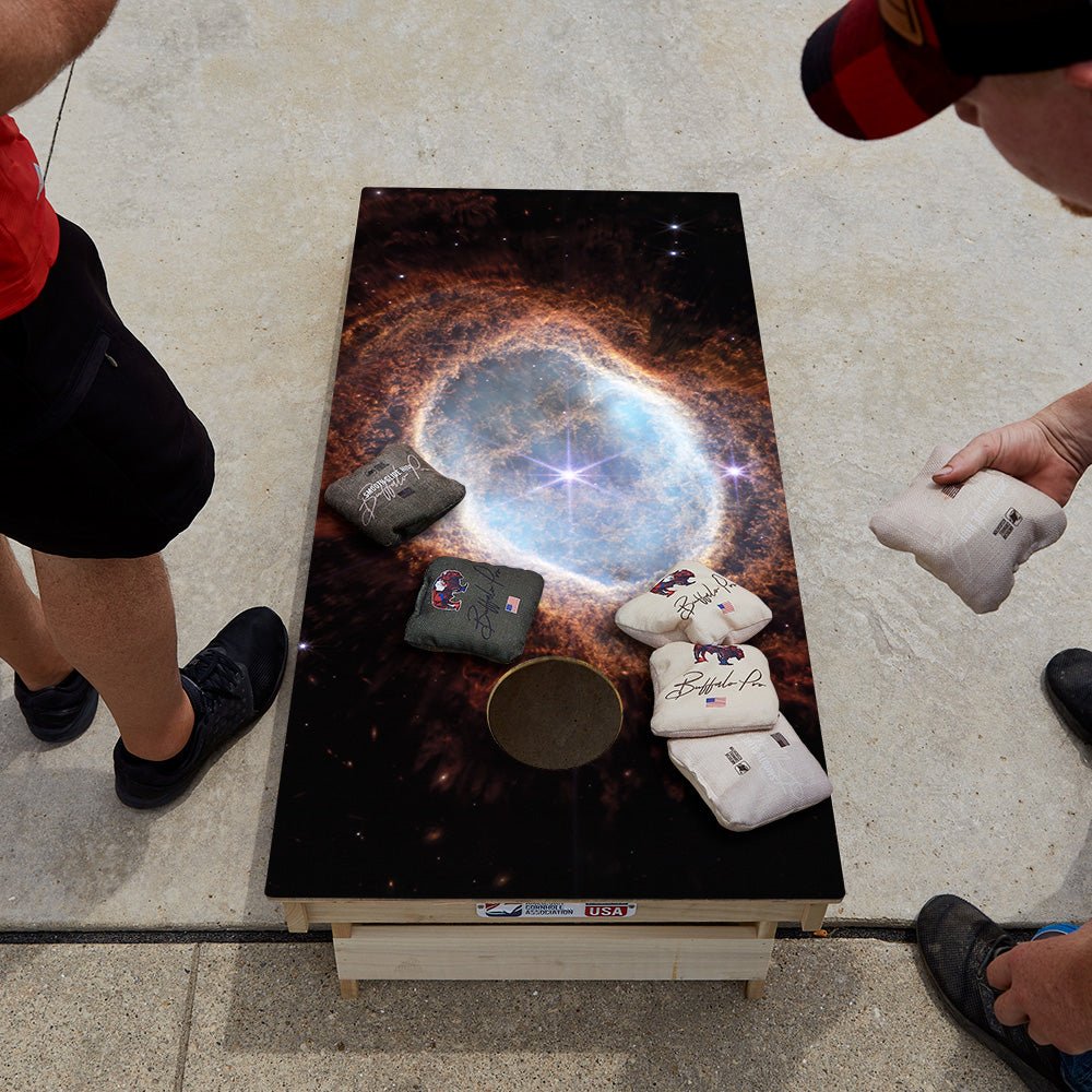 Southern Ring Nebula Star Cornhole Boards - ACA - 000408 | American Cornhole Association