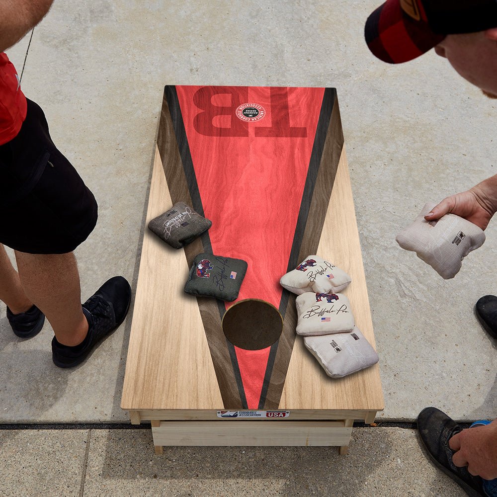 Tampa Bay Football Gameday Classic Triangle Star Cornhole Boards - ACA - 000473 | American Cornhole Association
