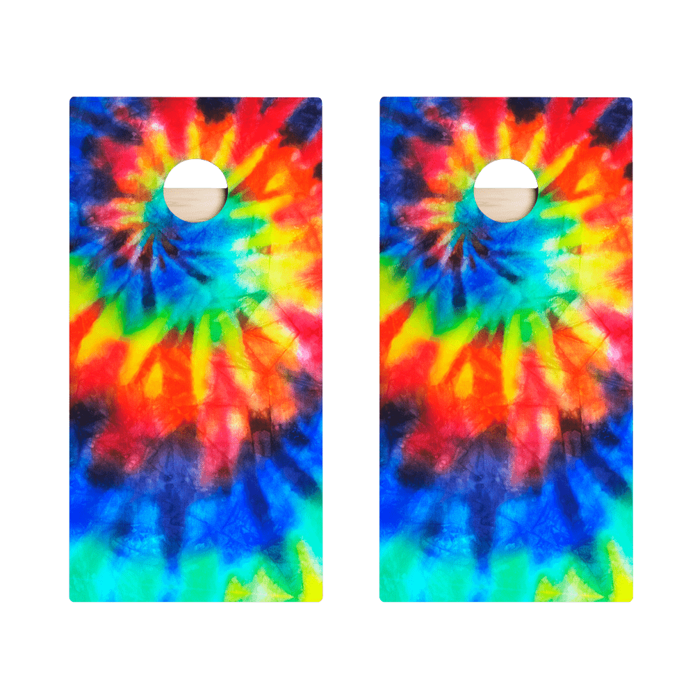Tie - Dye Color Star Cornhole Boards - ACA - 000185 | American Cornhole Association
