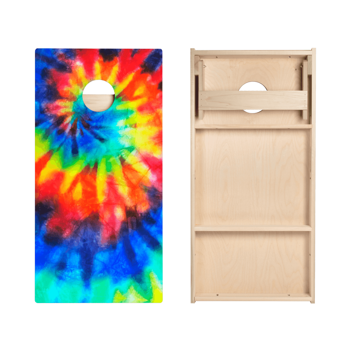 Tie - Dye Color Star Cornhole Boards - ACA - 000185 | American Cornhole Association