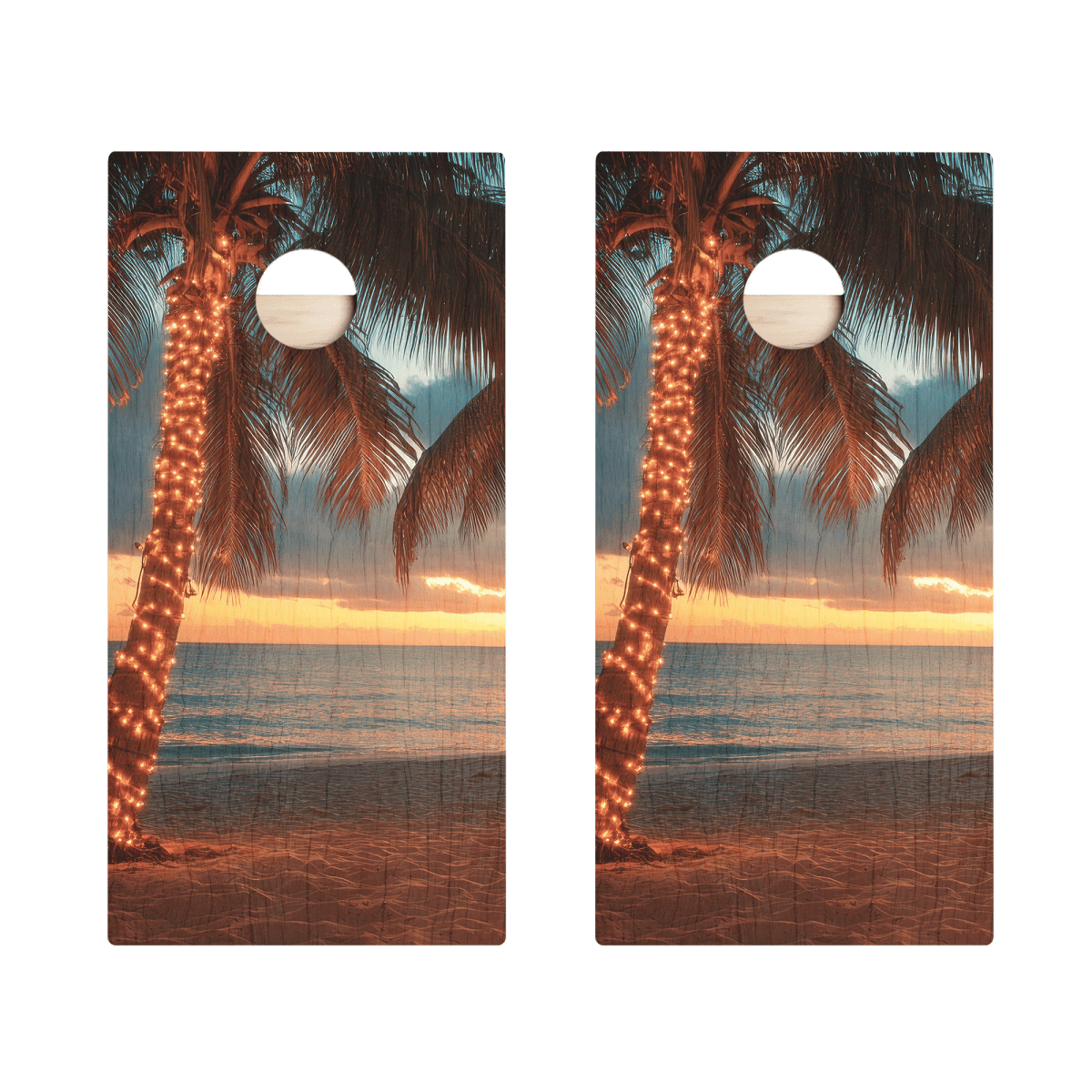 Tropical Christmas Limited Edition Star Cornhole Boards | 12.24 Drop - American Cornhole Association