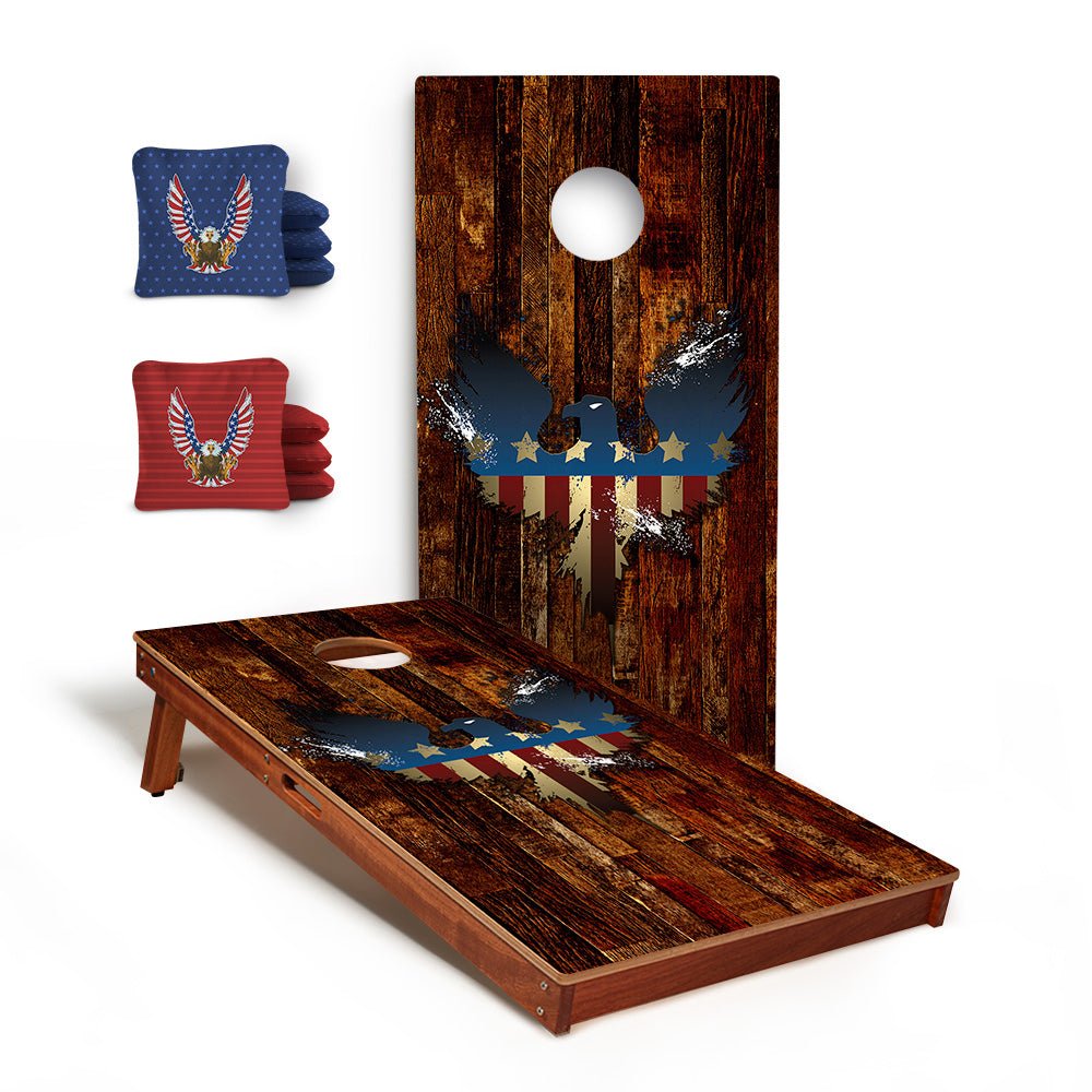USA Eagle Sig Pro 2x4 Regulation Cornhole Bundle - | American Cornhole Association