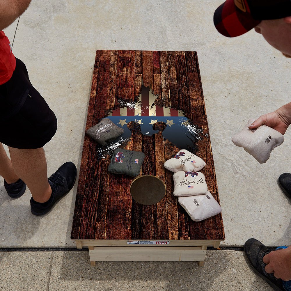 USA Eagle Star Cornhole Boards - ACA - 000008 | American Cornhole Association
