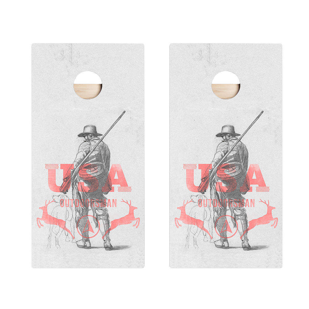 USA Outdoorsman Star Cornhole Boards - ACA - 000393 | American Cornhole Association