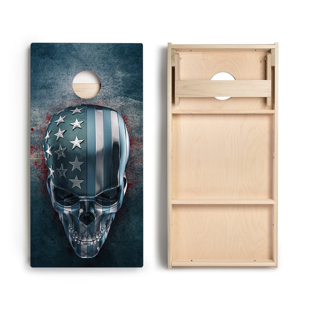 USA Skull Star Cornhole Boards - ACA - 000003 | American Cornhole Association