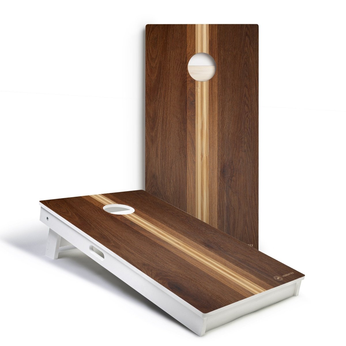Walnut Surfboard Versatex All-Weather Cornhole Boards - POLY-010 | American Cornhole Association