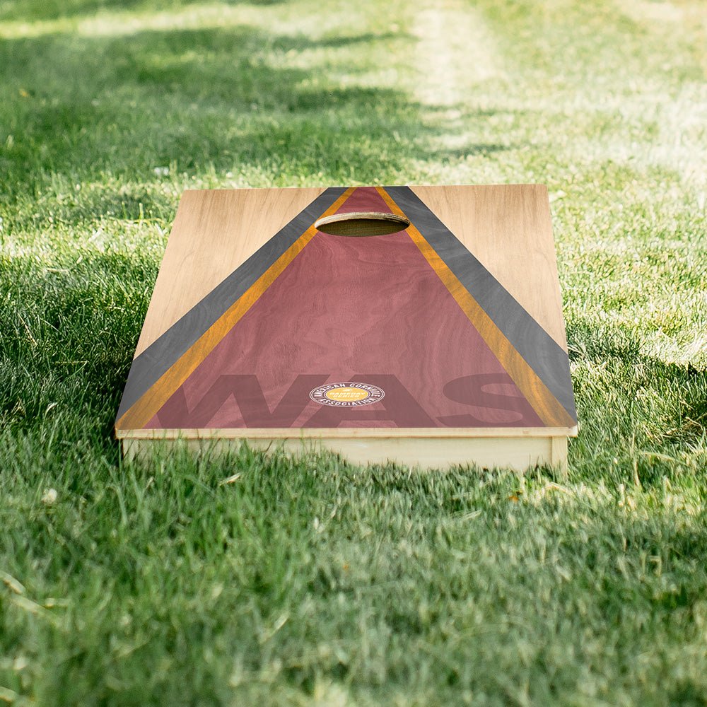 Washington Football Gameday Classic Triangle Star Cornhole Boards - ACA - 000475 | American Cornhole Association
