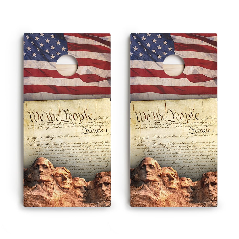 We The People Star Cornhole Boards - ACA - 000022 | American Cornhole Association