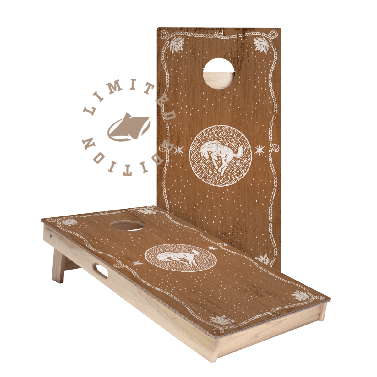 Western Star Limited Edition Star Cornhole Boards | 10.25 Drop - ACA - 000507 | American Cornhole Association