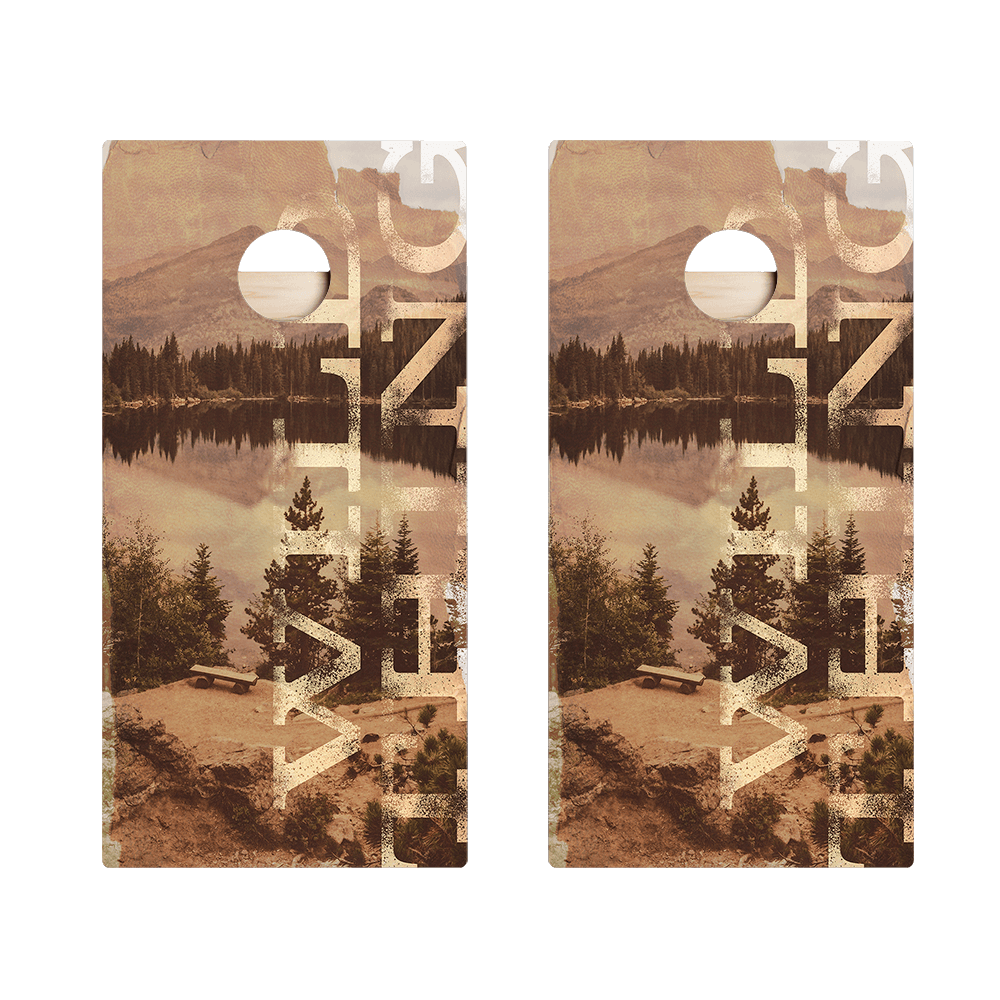 Wild Thing Landscape Star Cornhole Boards - ACA - 000397 | American Cornhole Association