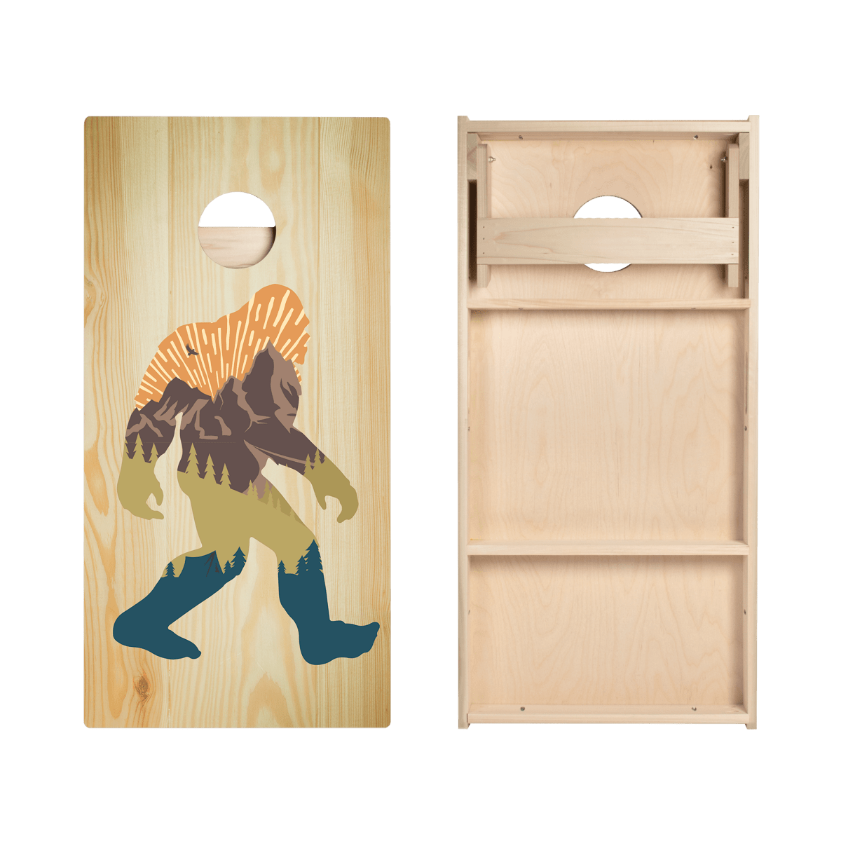 Wilderness Sasquatch Star Cornhole Boards, - American Cornhole Association