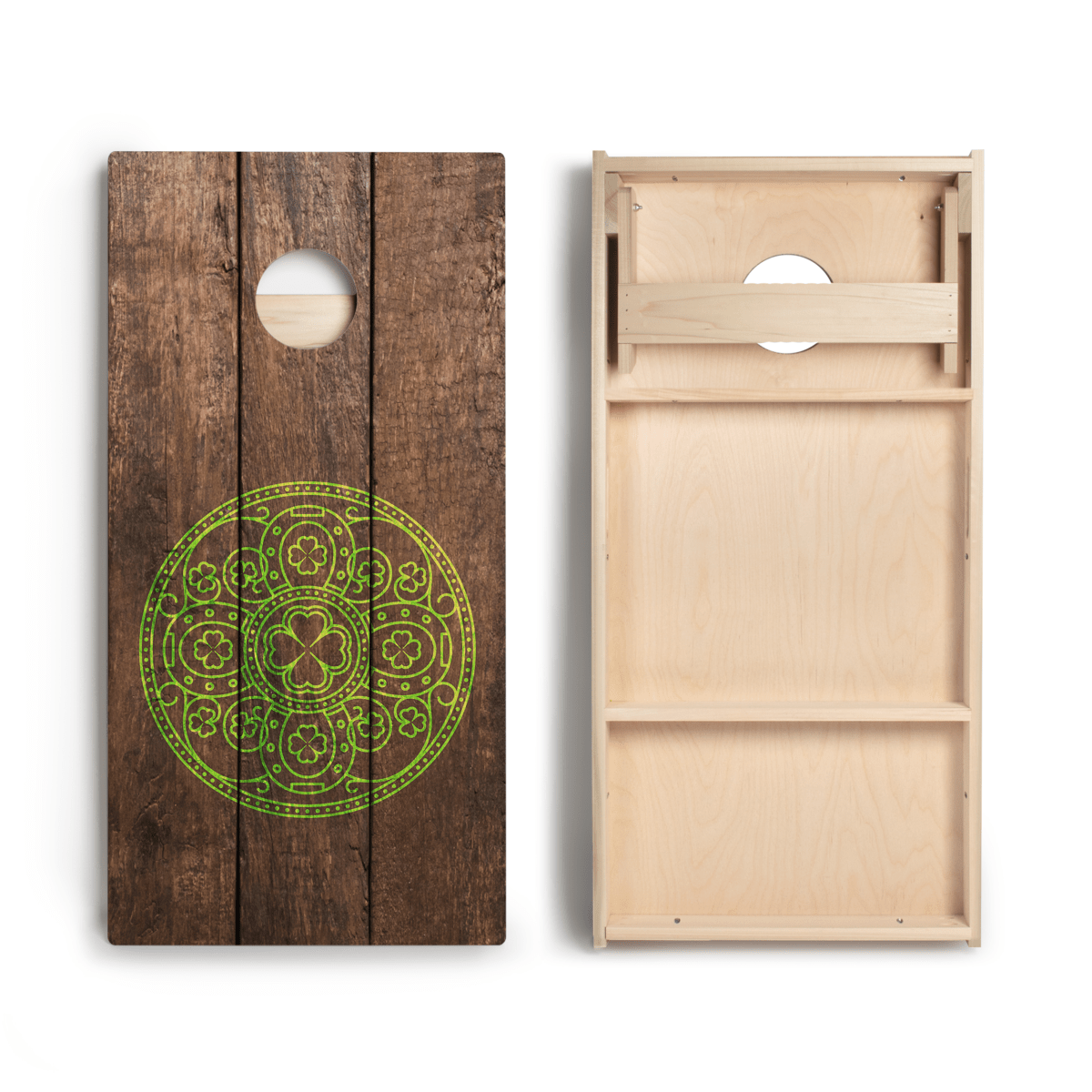 Wood Irish Pub Limited Edition Star Cornhole Boards | 03.25 Drop - ACA - 000500 | American Cornhole Association