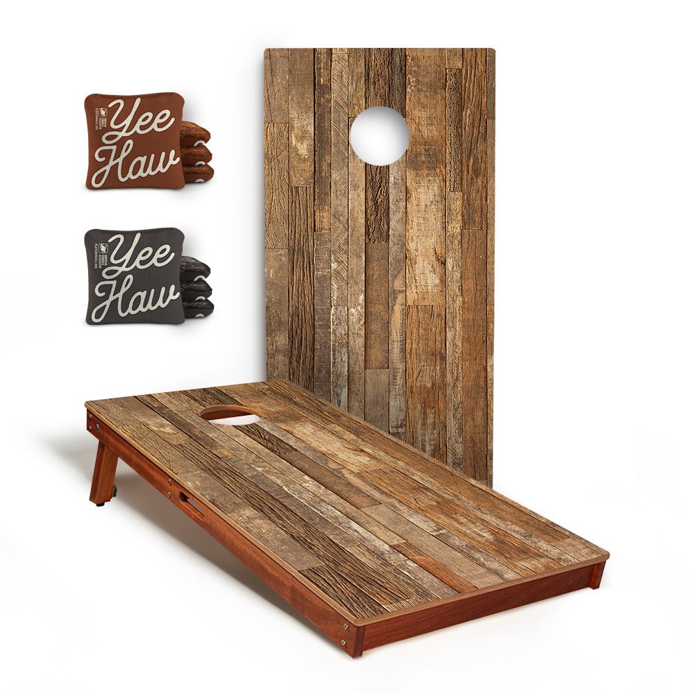 Yee Haw Sig Pro 2x4 Regulation Cornhole Bundle - | American Cornhole Association