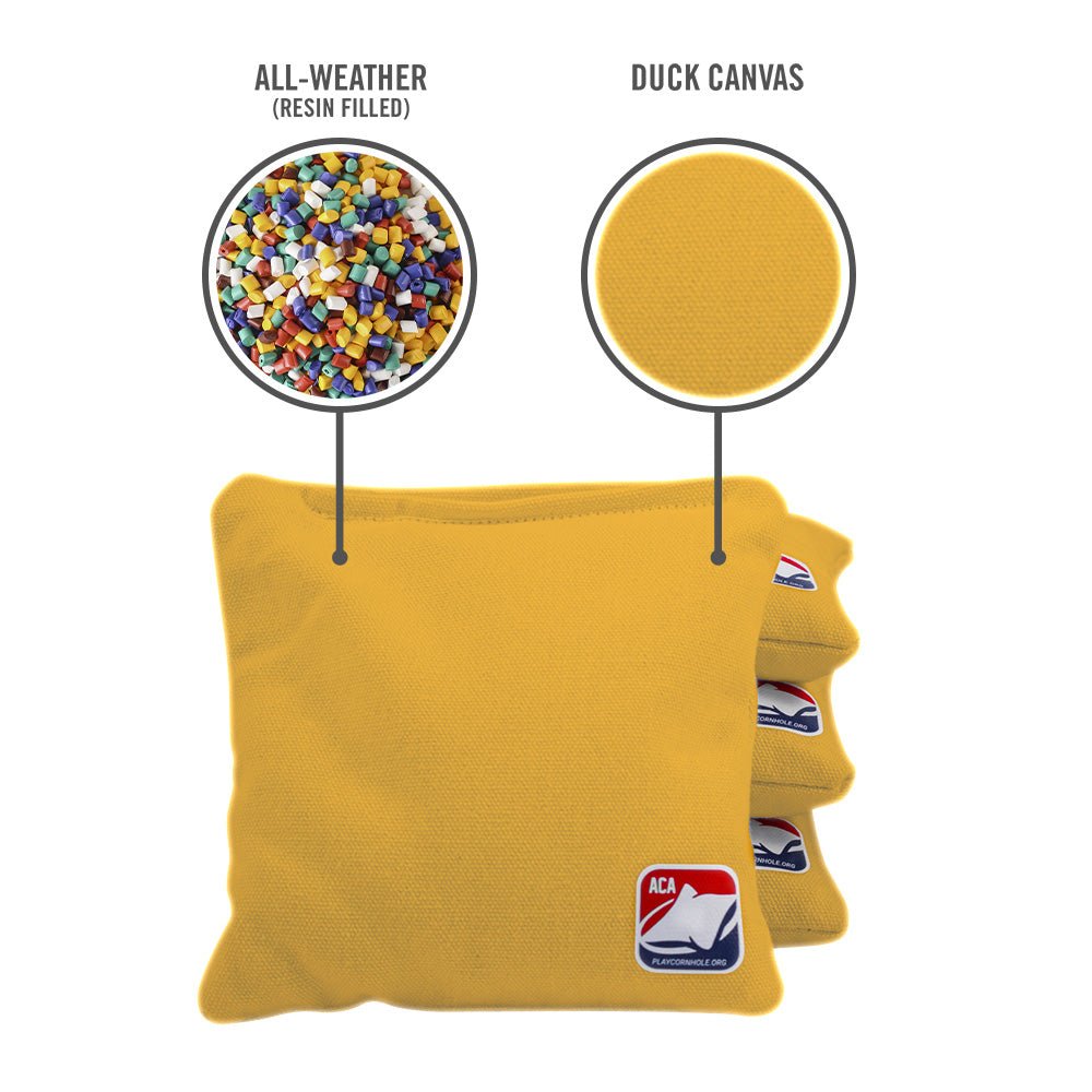 Yellow Daily 66x Cornhole Bags - 105655-9A | American Cornhole Association