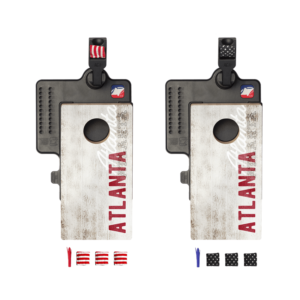 Atlanta Football Vintage Gameday Double Chuck Mini Cornhole Tabletop Game - 105790 - 12 | American Cornhole Association