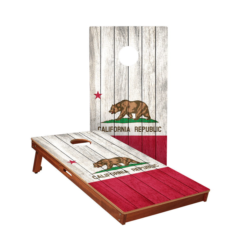 California Bear Flag Sig Pro Cornhole Boards, - American Cornhole Association