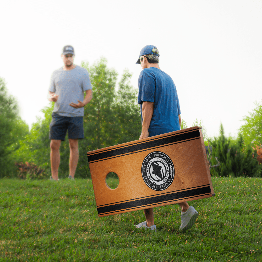 Classic Stripes Sig Pro Cornhole Boards, - American Cornhole Association