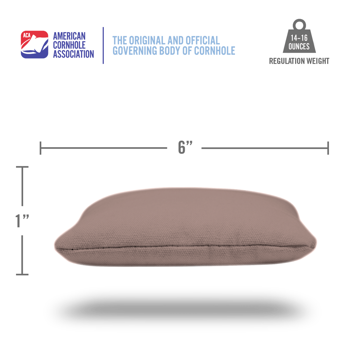 Gray Daily 66x Cornhole Bags - 105655 - 8A | American Cornhole Association