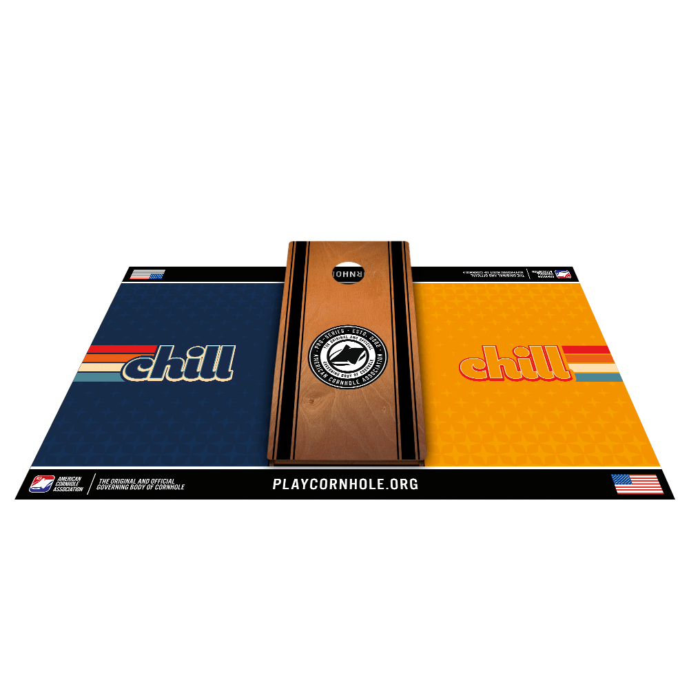 Professional Retro Chill Cornhole Pitch Pads, - American Cornhole Association