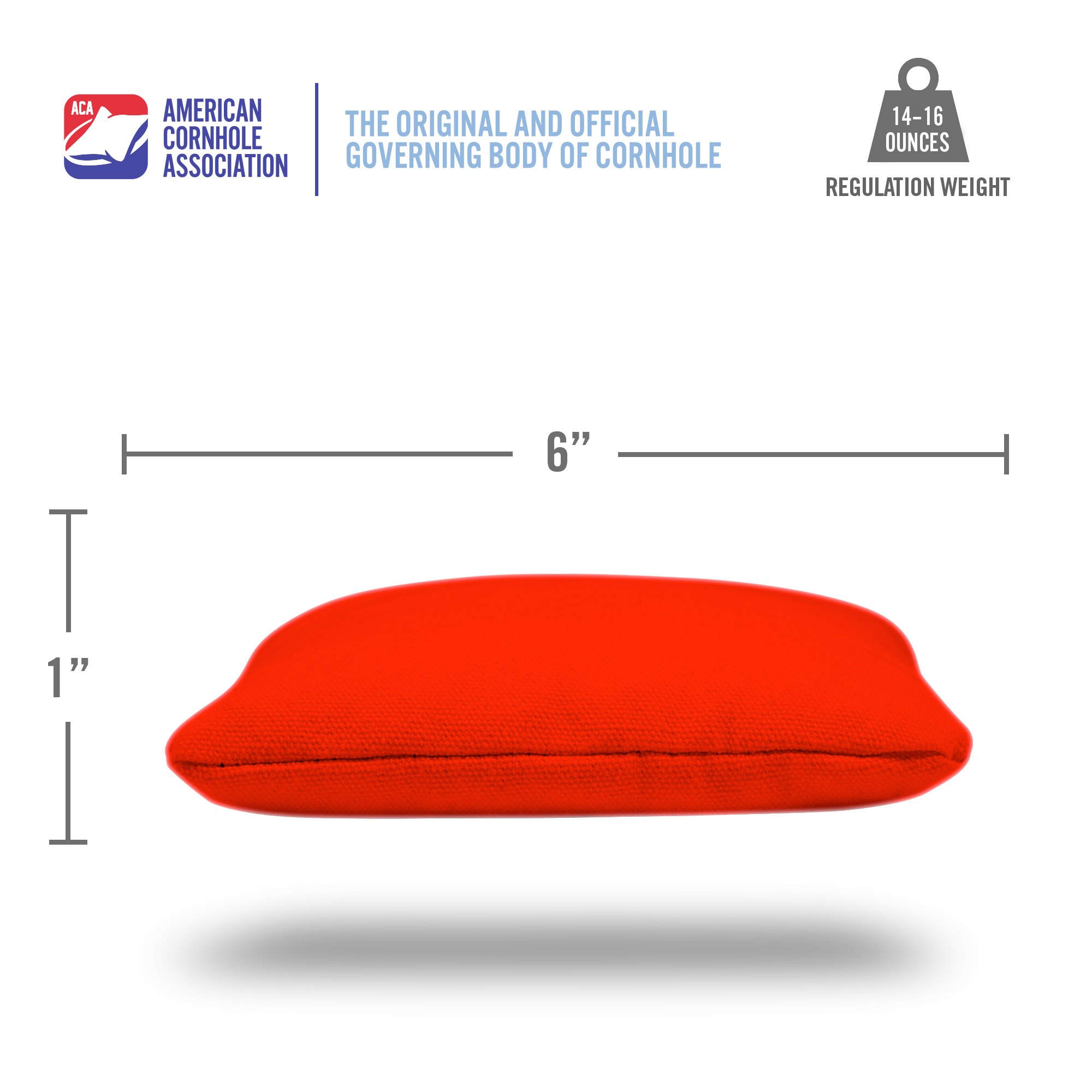 Red Daily 66 Cornhole Bags