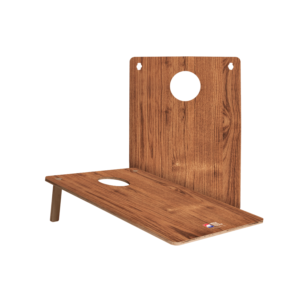 Rustic Barn Wood Jamboree Cornhole Boards - 106883 - 421 | American Cornhole Association