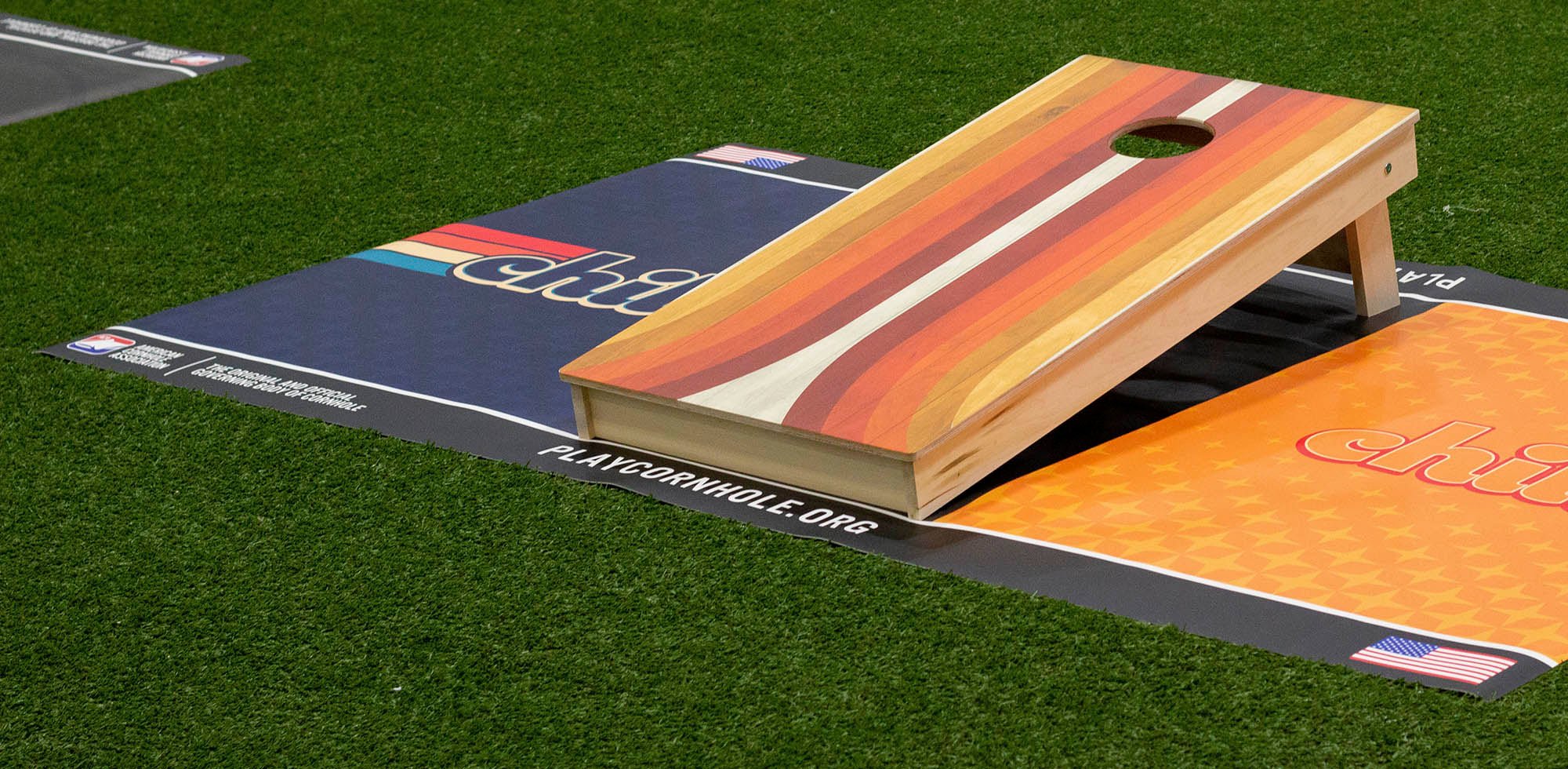Cornhole Court Pitch Pads - American Cornhole Association