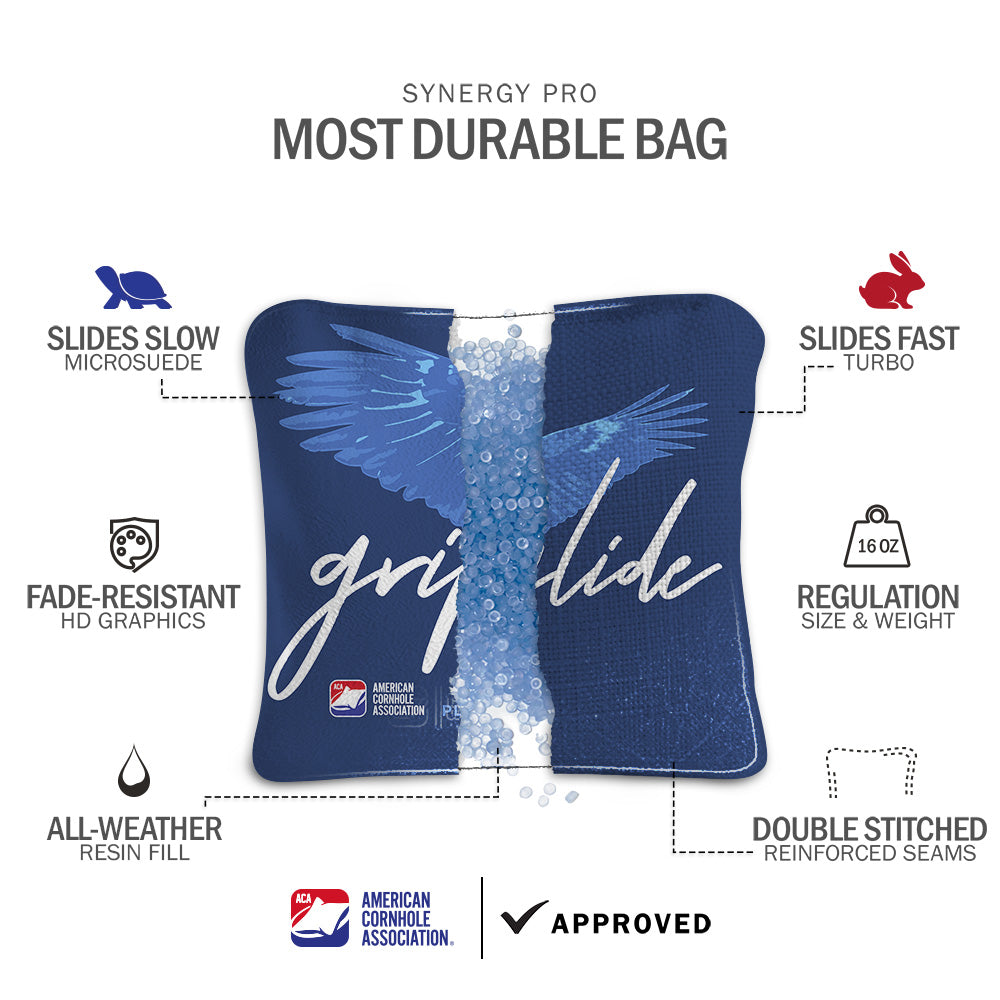 USA Flag and Eagle Signature Cornhole Set with Pro Bags