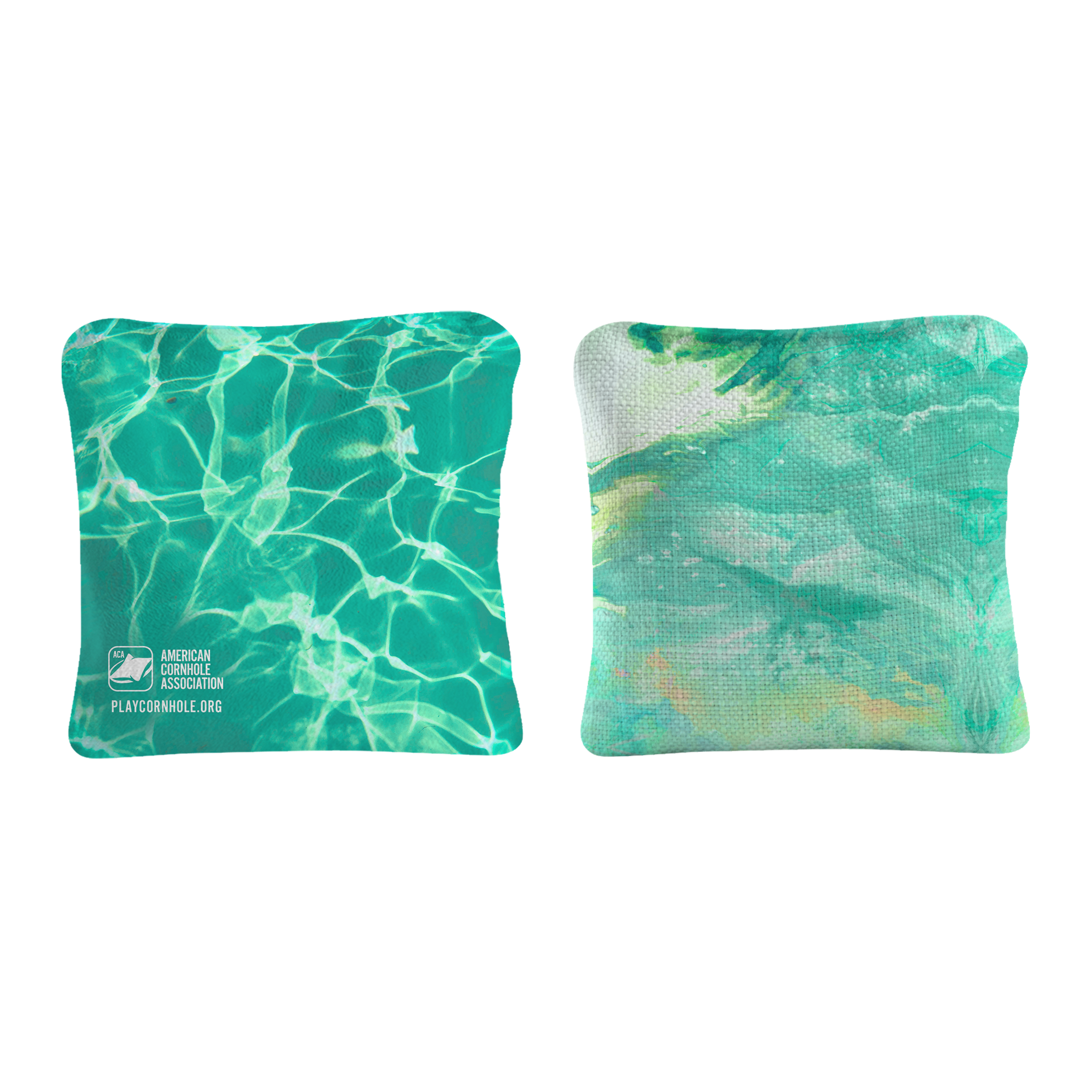 Teal Waves Synergy Pro Cornhole Bags