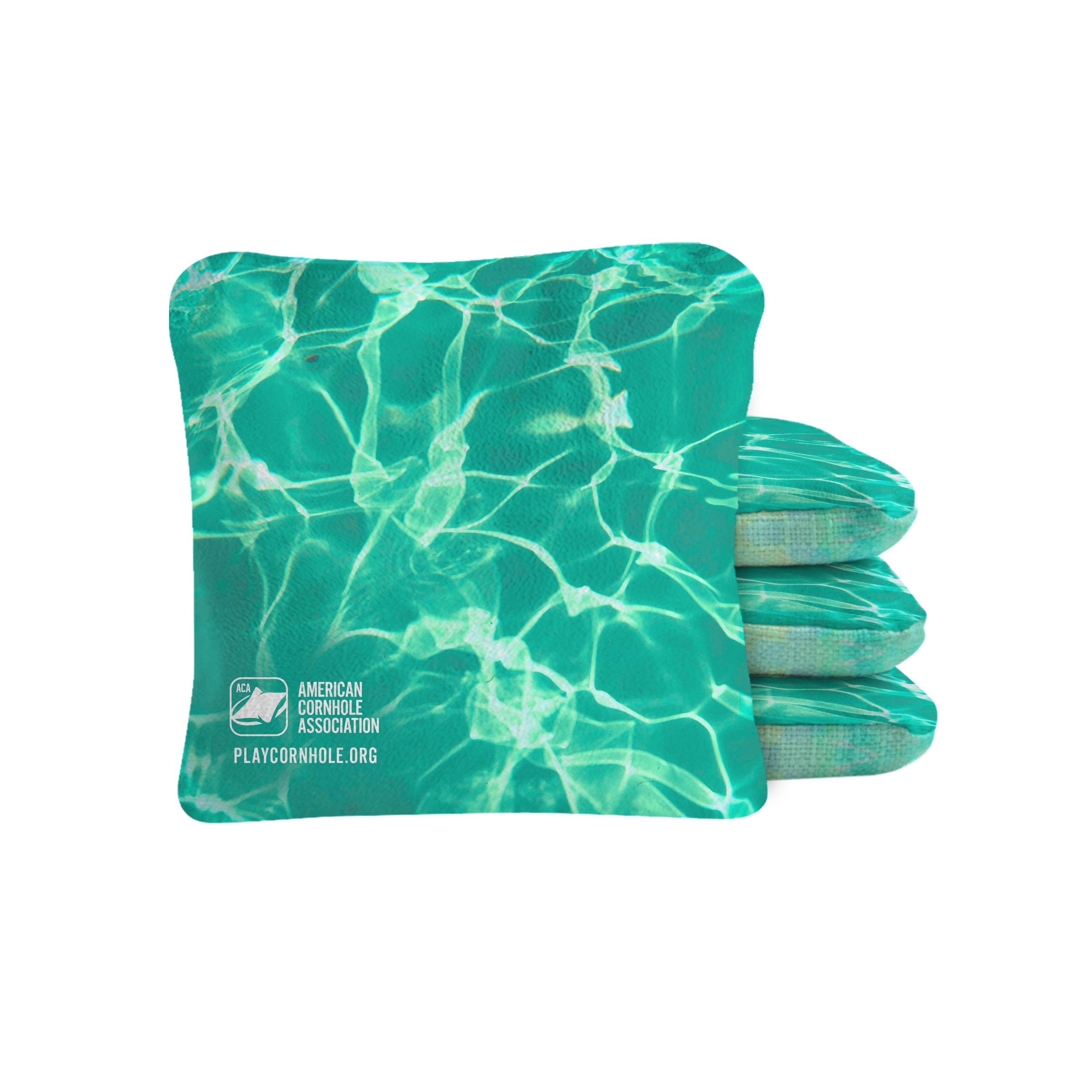 Teal Waves Synergy Pro Cornhole Bags