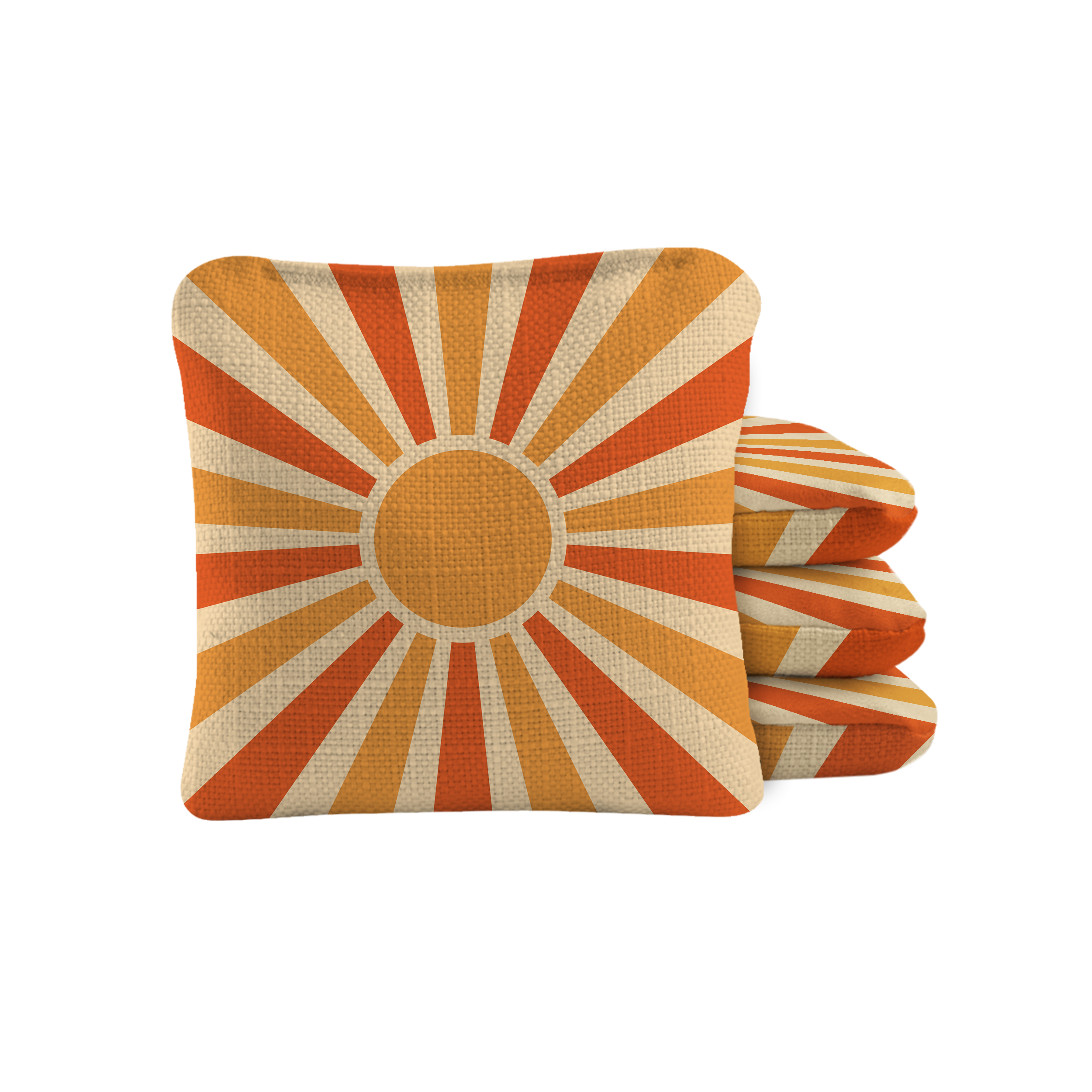 Retro Sunshine Synergy Pro Cornhole Bags