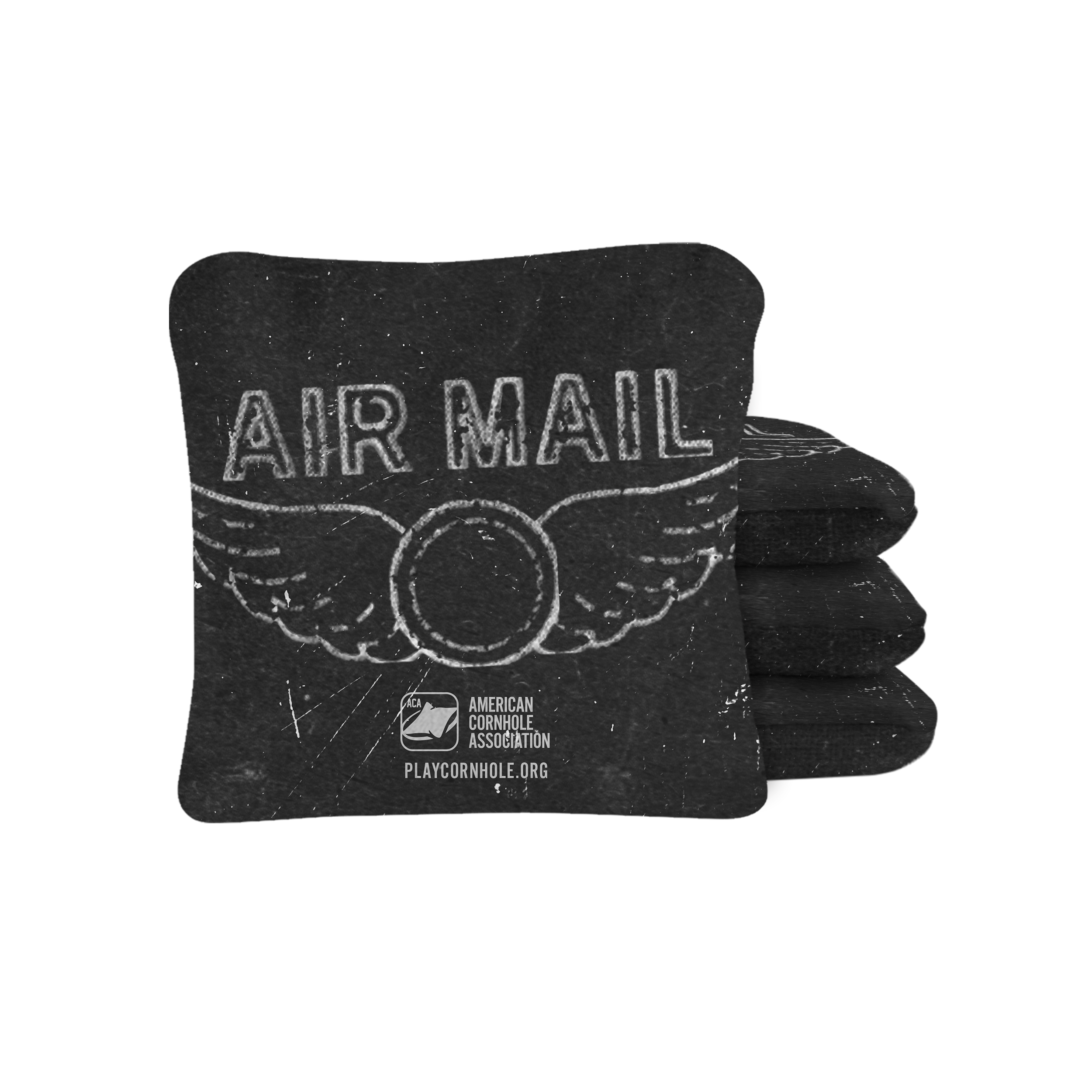 Distressed Airmail Synergy Pro Cornhole Bags