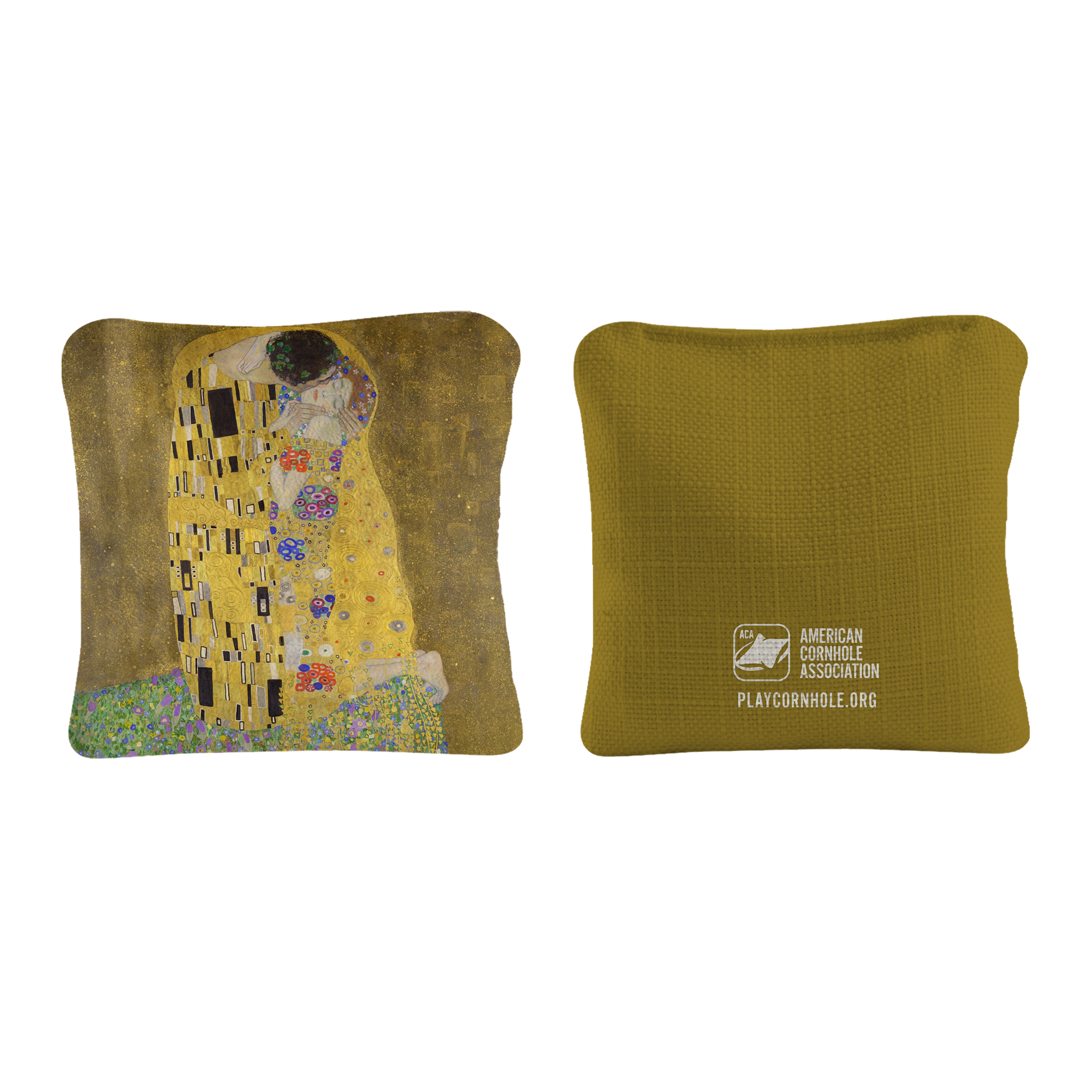 The Kiss by Gustav Klimt Synergy Pro Cornhole Bags