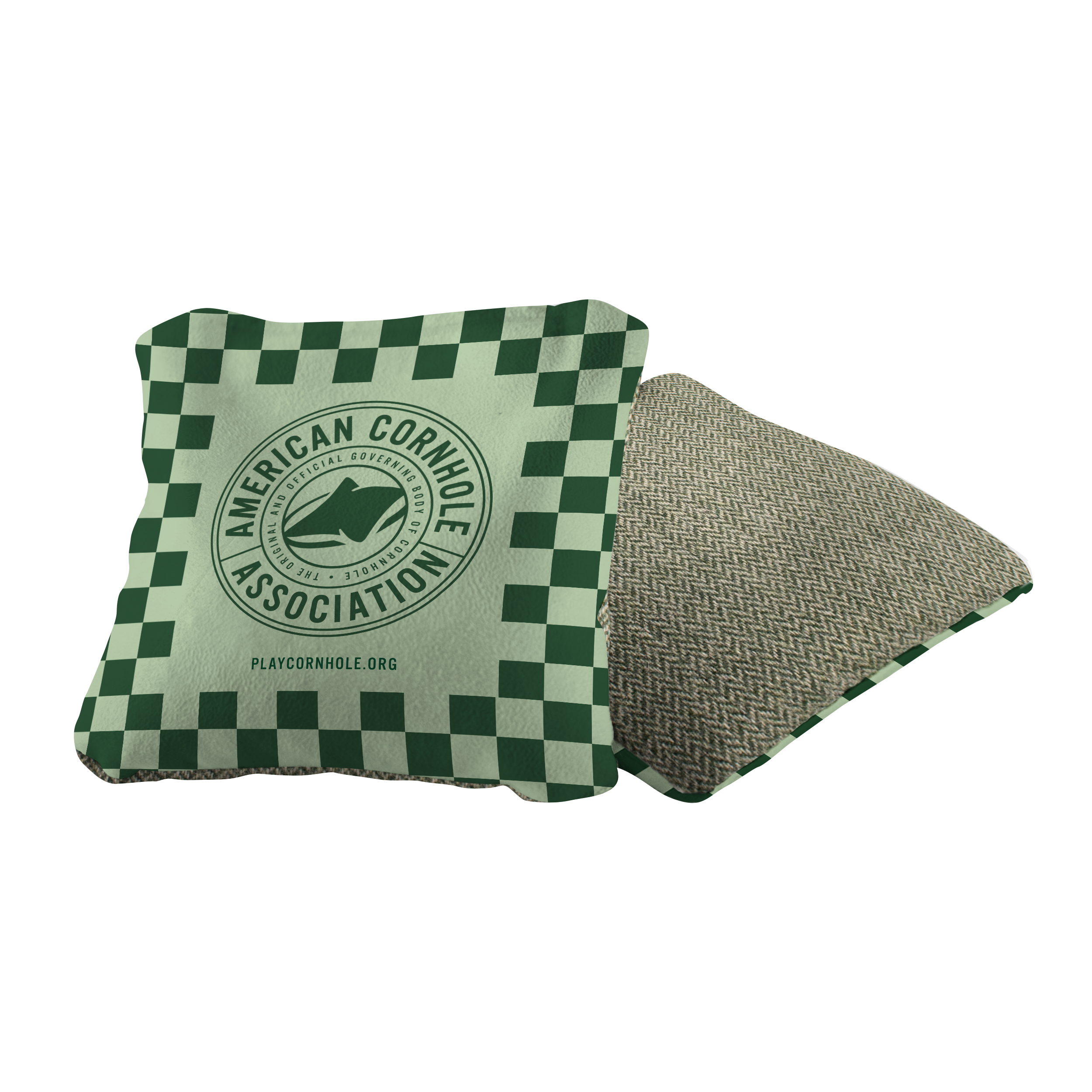 Checkered ACA Badge Synergy Soft Cornhole Bags