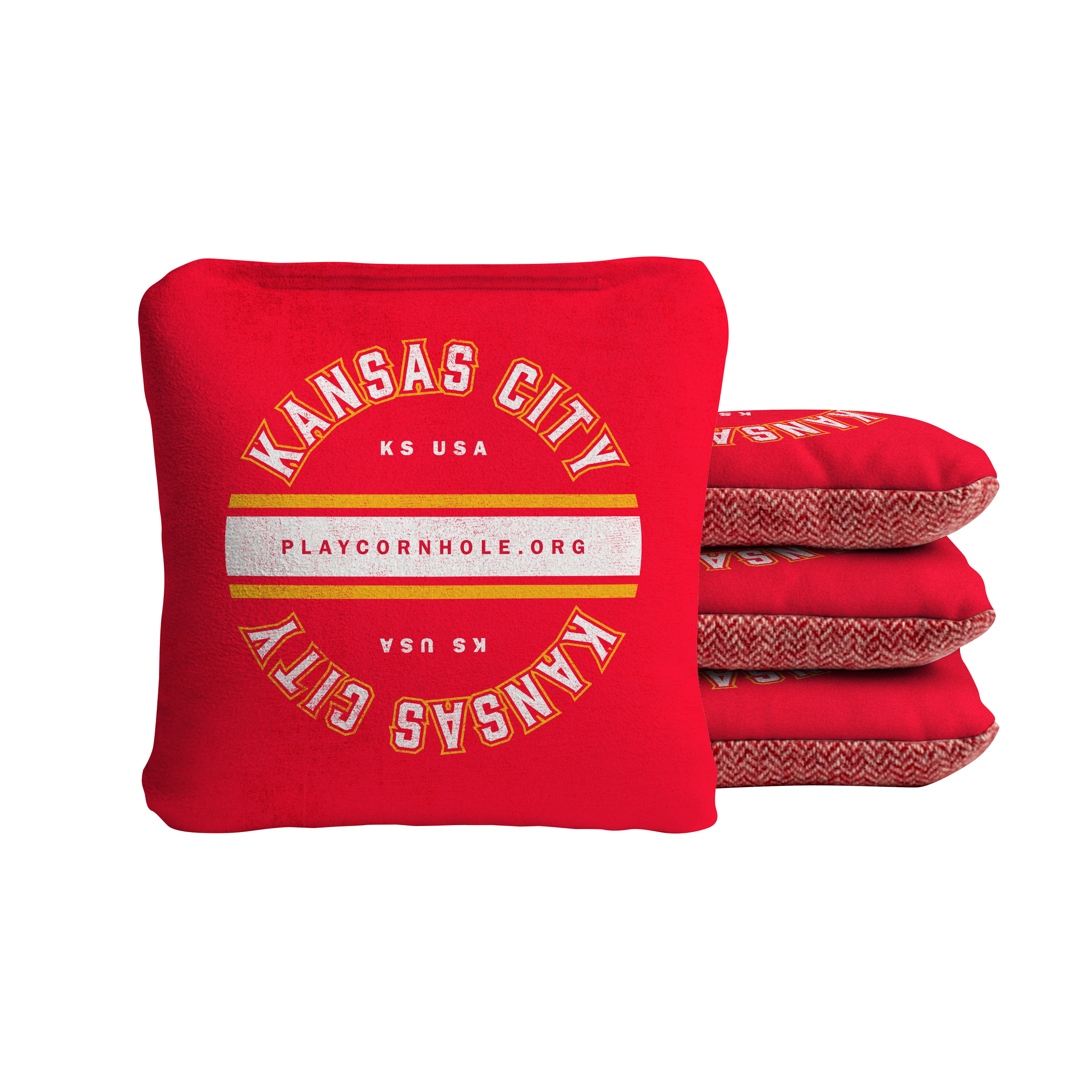 Kansas City Football Gameday Vintage Synergy Soft Cornhole Bags