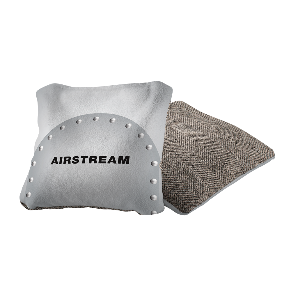 Airstream Gray Riveted Synergy Soft Cornhole Bags