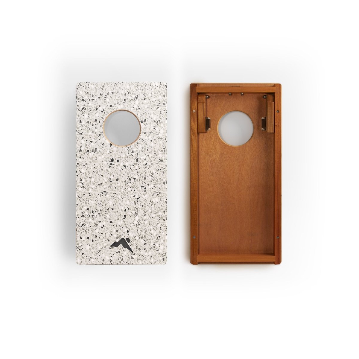 1ft x 2ft Graphic Travel Cornhole Set | Modern Play Collection - Graffiti Beach EGCH12P-69-WB | American Cornhole Association
