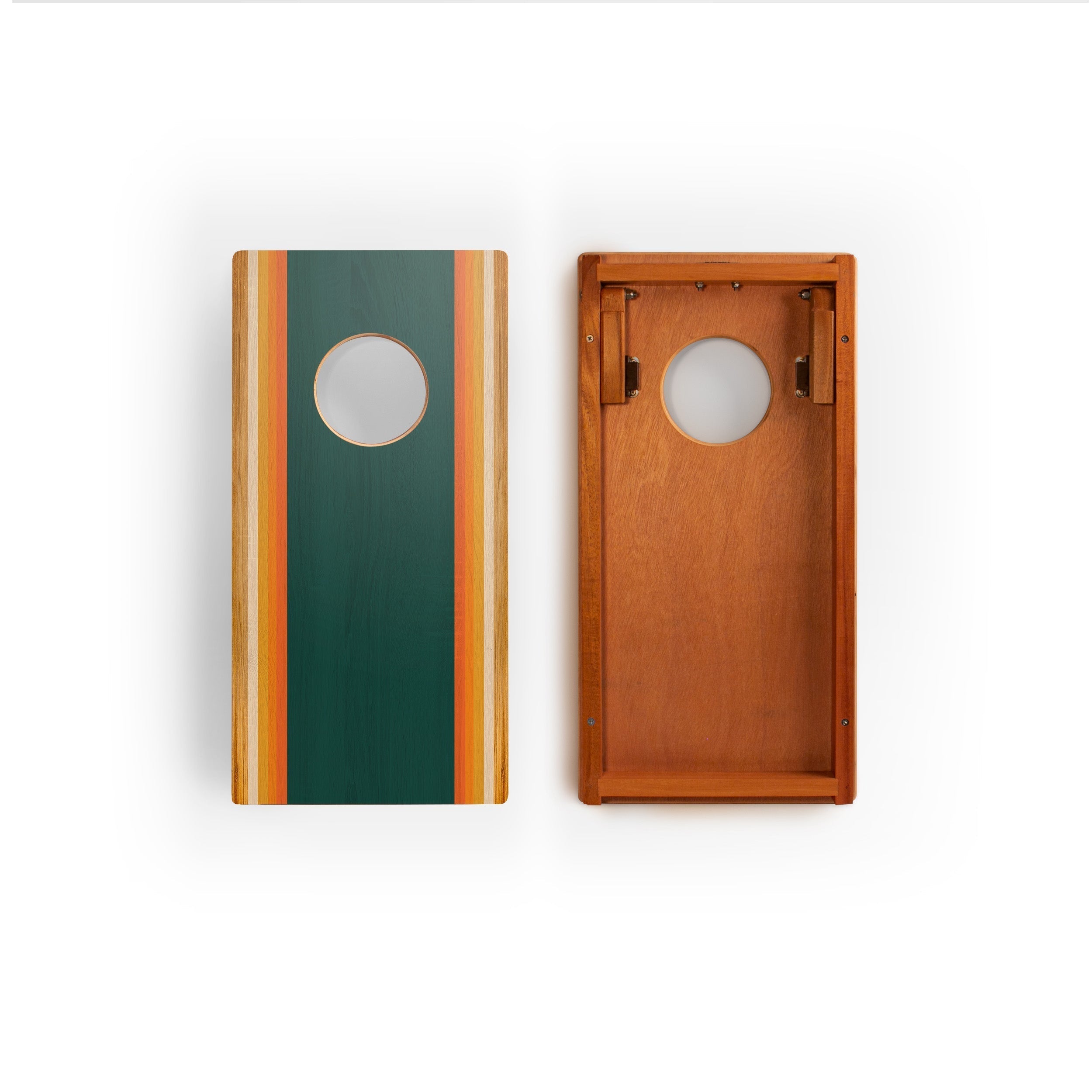 1ft x 2ft Graphic Wood Travel Cornhole Set | Coastal Surf Beach Collection - Duke Surf | Elakai x ACA Collab